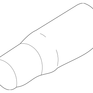 2006 - 2016 Volkswagen Exhaust Tail Pipe Tip 3C0-253-684-A