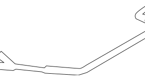 2006 - 2017 Volkswagen Hood Release Cable 3C1-823-535-A
