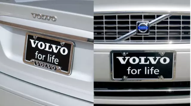 2006 - 2018 Volvo License Plate Bracket 8640122