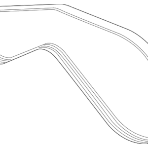 2007 - 2009 Volkswagen Serpentine Belt 079-903-137-AA