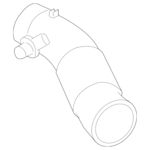 2007 - 2010 Volkswagen Engine Air Intake Hose 1C0-129-520-F