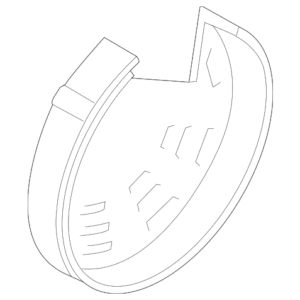 2007 - 2016 Volvo Alternator Air Duct 30667684