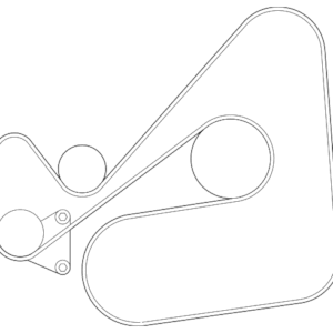 2009 - 2013 Mazda Serpentine Belt L518-15-909A