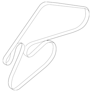 2009 - 2014 Hyundai Serpentine Belt 25212-3C300