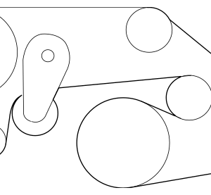 2009 - 2024 Nissan Serpentine Belt 11720-JF00A