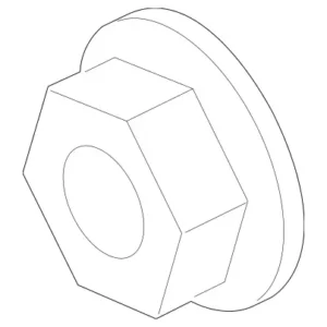2010 - 2015 Mercedes-Benz Alternator Pulley Nut 000-990-22-50