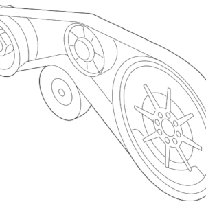 2010 - 2023 Audi Serpentine Belt 07L-903-137-T