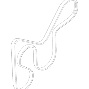 2012 - 2015 Hyundai Serpentine Belt 25212-2B030