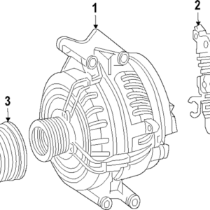 2012 - 2017 Mercedes-Benz Alternator Pulley 642-155-00-15-64