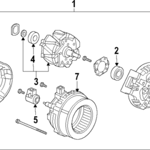 2013 - 2015 Honda Alternator Housing 31108-5G0-A02
