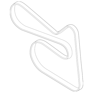 2013 - 2016 Volkswagen Serpentine Belt 03C-260-849-A