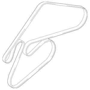 2014 - 2016 Hyundai Serpentine Belt 25212-3C110