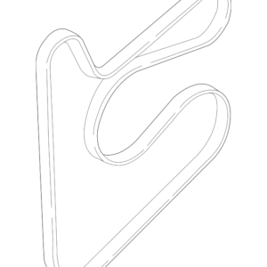 2015 - 2021 Hyundai Serpentine Belt 25212-2E300