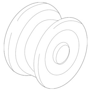 2016 - 2022 Volvo Alternator Pulley 31480228