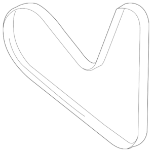 2016 - 2025 Volkswagen Serpentine Belt 06K-260-849-A