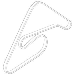 2017 - 2026 Genesis Serpentine Belt 25212-3LTA0
