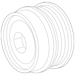2018 - 2025 Toyota Alternator Pulley 27415-F0010