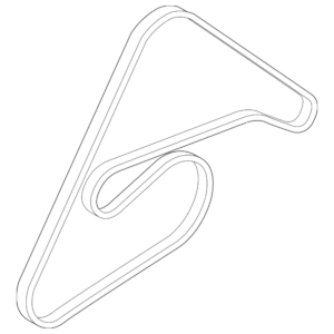 2021 - 2026 Genesis Serpentine Belt 25212-3N100
