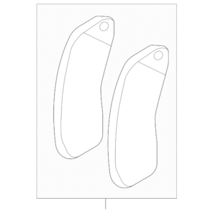 2022 - 2025 Audi Disc Brake Pad Set 9J1-698-151-M