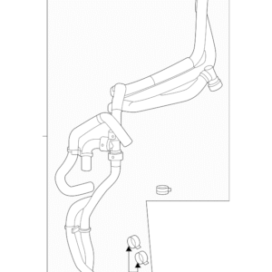 2022 - 2025 Ford Upper Hose NL3Z-8260-C