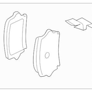 2022 - 2025 Volkswagen Disc Brake Pad Set 5WA-698-451-F