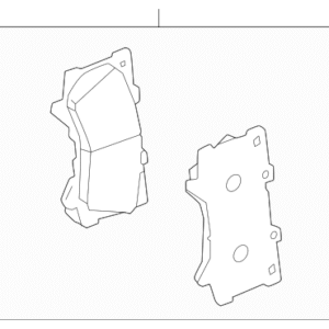 2022 - 2026 Lexus Disc Brake Pad Set 04465-60380
