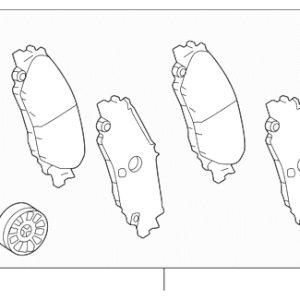 2022 - 2026 Lexus Disc Brake Pad Set 04466-60191