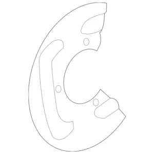 2022 - 2026 Mercedes-Benz Brake Dust Shield 000-423-39-00