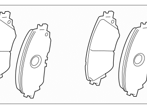 2023 - 2024 Toyota Disc Brake Pad Set 04465-06170