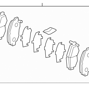 2023 - 2025 Honda Disc Brake Pad Set 45022-T54-T00