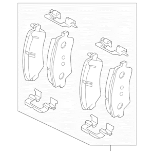 2023 - 2025 Hyundai Brake Pads 58101-AAA01