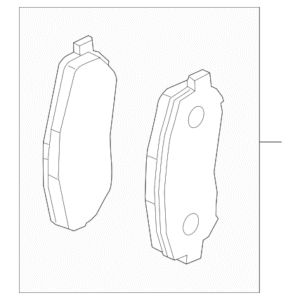 2023 - 2025 Mazda Disc Brake Pad Set VAY0-33-28ZA