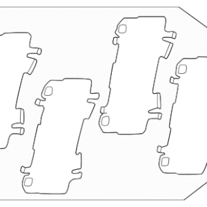 2023 - 2025 Toyota Disc Brake Pad Shim Kit 04945-52210