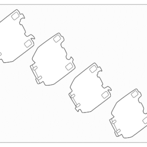 2023 - 2025 Toyota Disc Brake Pad Shim Kit 04946-52120