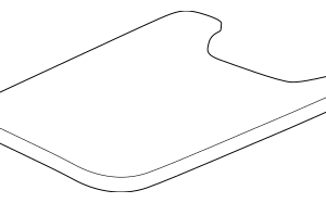 2023 - 2026 Honda Console Mat 83404-3W0-A01