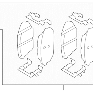 2023 - 2026 Hyundai Disc Brake Pad Set 58101-P0A11