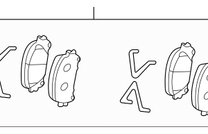 2023 - 2026 Lexus Disc Brake Pad Set 04465-02530