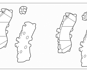 2023 - 2026 Lexus Disc Brake Pad Set 04465-48270