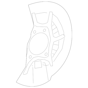 2023 - 2026 Toyota Brake Dust Shield 47782-42060