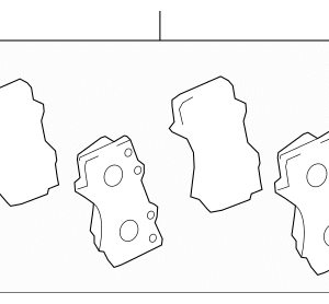2023 - 2026 Toyota Brake Pads 04465-34050