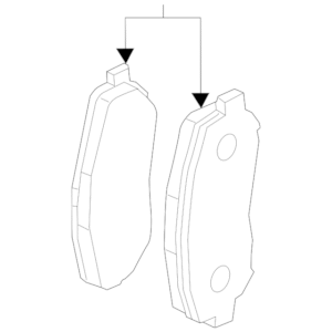 2024 - 2025 Mazda Disc Brake Pad Set K1YT-33-28Z