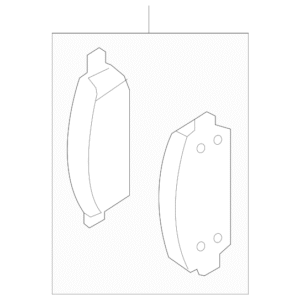 2024 - 2025 Nissan Disc Brake Pad Set D4060-6GR0A