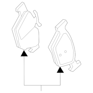 2024 - 2025 Subaru Brake Pads 26696AN04A