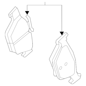 2024 - 2025 Subaru Brake Pads 26696FN00A
