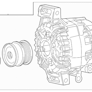 2024 - 2025 Toyota With Right Alternator Assembly 27060-F0190