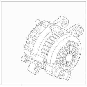 2024 - 2026 Lincoln Alternator Assembly PZ1Z-10346-L