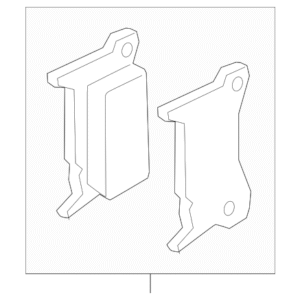 2024 - 2026 Porsche Brake Pads 9Y0-698-451-AF