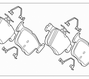 2025 - 2025 Ford Disc Brake Pad Set SJ9Z-2200-A