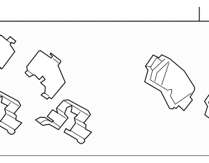 2025 - 2025 Mazda Disc Brake Pad Set VAY0-26-43ZB