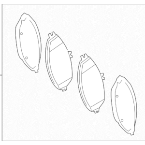 2025 - 2025 Mercedes-Benz Disc Brake Pad Set 000-420-06-04